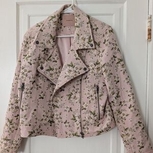 Blank NYC Floral Moto jacket